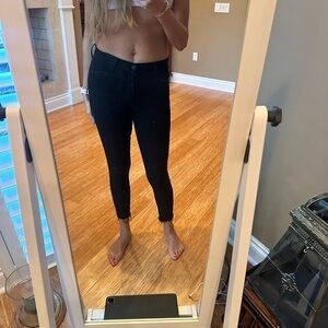 MOTHER Women's Classic Black Skinny Jeans